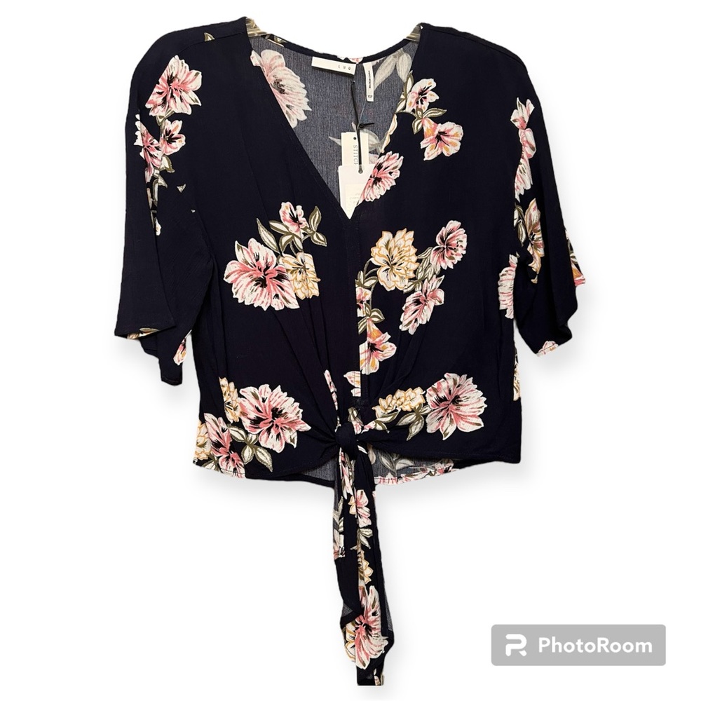 LUQ Rhee Tie Front Top - Stitch Fix